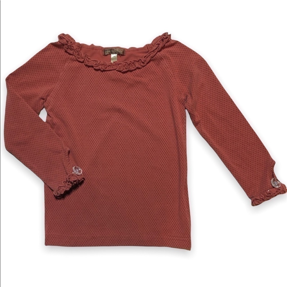 𝅺MATILDA Jane 18 mo.‎ Cinnamon Dotted Tee You & Me